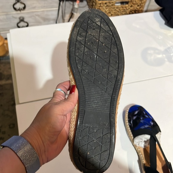 ESPADRILLES dark blue flats. Embroidered size 27 - Picture 13 of 15